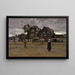 De marktplein, Concarneau - Johan Ericson — ingelijst kunstwerk aan de muur