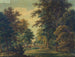 Residentie van de magistraat Heurlin in Truveholm in Västergötland - Johan Fredrik Julin — weergave van het kunstwerk