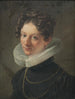 Portrait painting of the artist's wife Sofia Dorotea Sandberg née Kåkeritz - Johan Gustaf Sandberg — artwork view
