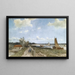 Le long du Trekvliet près du Geestbrug Voorburg - Johan Hendrik Weissenbruch — ingelijst kunstwerk aan de muur