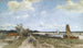 Le long du Trekvliet près du Geestbrug Voorburg - Johan Hendrik Weissenbruch — weergave van het kunstwerk