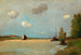 Dutch landscape with boats - Johan Hendrik Weissenbruch — artwork view
