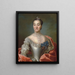 Regitze Sophie Skeel de la baronne Gldencrone - Johan Hörner — ingelijst kunstwerk aan de muur