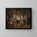 John Beard en John Dunstall in L'Amour dans un village - Johan Joseph Zoffany — ingelijst kunstwerk aan de muur
