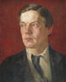 Portret van de Zweedse schilder Gustaf Wolmar - Johan Rohde — weergave van het kunstwerk
