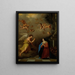 Annunciation of the Virgin's Death - Johan van Haensbergen — framed artwork on a wall