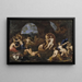 Diane en Callisto - Johan van Haensbergen — ingelijst kunstwerk aan de muur