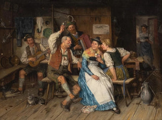 Johann Adalbert Heine - Happy crowd.webp
