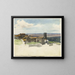 Tivoli en het Romeinse landschap - Johann Adam Klein — ingelijst kunstwerk aan de muur