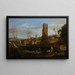 Coastal Landscape Painting I - Johann Anton Eismann — framed artwork on a wall