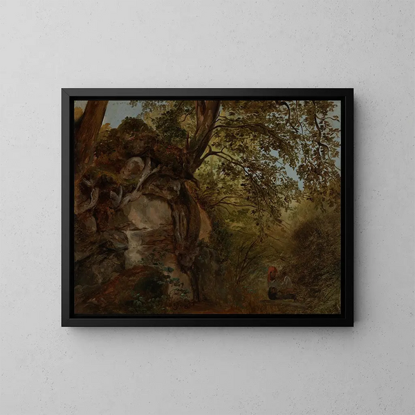 Studie van de boom - Johann Baptist Kirner — ingelijst kunstwerk aan de muur