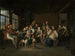 van een Schilderij Een garde suisse vertelt in zijn vaderland over zijn ervaringen tijdens de Juli-revolutie in Parijs in 1830 - Johann Baptist Kirner — weergave van het kunstwerk