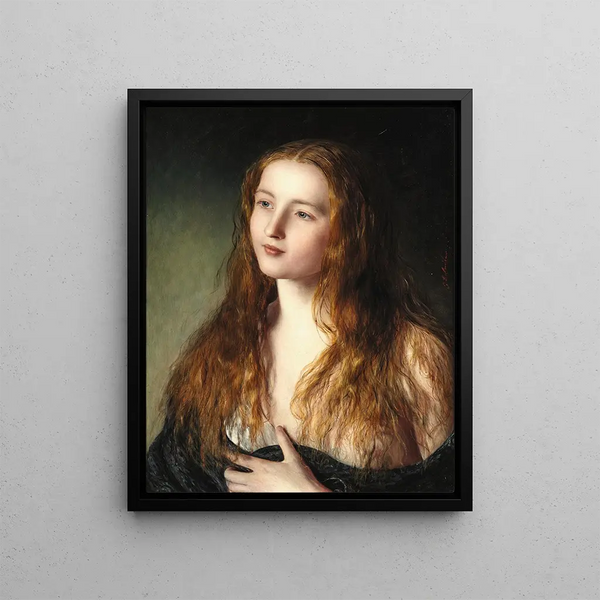 Johann Baptist Reiter - Portrait of a Girl.webp