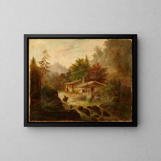 Johann Baptist Zeller - Mountain Landscape.webp