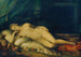Vénus in rust op een rustbed - Johann Baptist von Lampi de Jonge — weergave van het kunstwerk