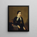 Portret van Elisabeth Bierž-Pfister - Johann Bucher — ingelijst kunstwerk aan de muur