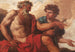 Mercure en Jupiter - Johann Carl Loth — weergave van het kunstwerk