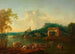 River landscape painting - Johann Christian Brand — artwork view