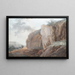 Landschapschilderij - Johann Christian Brand — ingelijst kunstwerk aan de muur