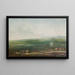 Laxenbourg from the Mönchendorf pavilion - Johann Christian Brand — framed artwork on a wall