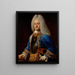 Portret van prins Georg Albrecht van Oost-Friesland - Johann Conrad Eichler — ingelijst kunstwerk aan de muur