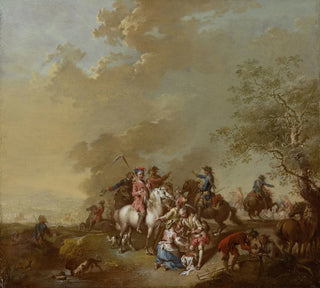 Johann Conrad Seekatz - A Break in the Fighting.webp