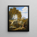 Sint Hubertus - Johann David Passavant — ingelijst kunstwerk aan de muur