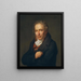 van de rechter Guillaume Mila - Johann Erdmann Hummel — ingelijst kunstwerk aan de muur