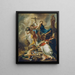 Overwinning van het christendom op het heidendom - Johann Evangelist Holzer — ingelijst kunstwerk aan de muur