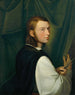Self-portrait - Johann Evangelist Scheffer von Leonhardshoff — artwork view