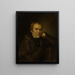 Portrait Painting of Johann Friedrich Lauck - Johann Friedrich August Tischbein — framed artwork on a wall