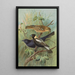 Dolichonyx oryzivorus Molothrus Cabanisii Cassin - Johann Friedrich Naumann — ingelijst kunstwerk aan de muur