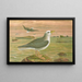 Fulmarus glacialis, stormvogel fulmar - Johann Friedrich Naumann — ingelijst kunstwerk aan de muur