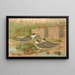 Hydrochelidon hybrida Hydrochelidon fissipes Hydrochelidon nigra - Johann Friedrich Naumann — ingelijst kunstwerk aan de muur