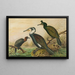 Phalacrocorax carbo, Phalacrocorax graculus, Phalacrocorax pygmaeus - Johann Friedrich Naumann — ingelijst kunstwerk aan de muur