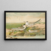 Sterna minuta Sterna macrura Sterna hirundo - Johann Friedrich Naumann — ingelijst kunstwerk aan de muur