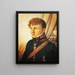 Portrait of Johann Christian Jeremias Martini as a military surgeon of the 25th Imperial French Light Infantry Regiment - Johann Friedrich Overbeck — framed artwork on a wall