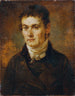 Man met witte stropdas - Johann Georg Edlinger — weergave van het kunstwerk