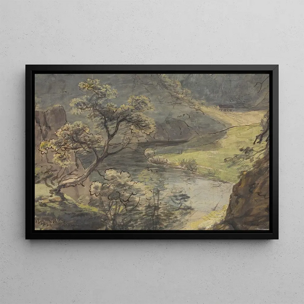 Johann Georg von Dillis - River Landscape.webp