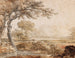 Landschap van de Prealpen - Johann Georg von Dillis — weergave van het kunstwerk
