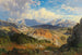 van Vue des Montagnes Rax et Schneeberg - Giovanni Battista Varano — weergave van het kunstwerk