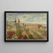Vue de l'Église du Saint-Esprit et du Grand Hôpital, Berne - Johann Grimm — ingelijst kunstwerk aan de muur