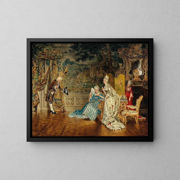 De Ruiter - Johann Hamza — ingelijst kunstwerk aan de muur