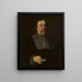 Portret van een man - Johann Heinrich Am Ende — ingelijst kunstwerk aan de muur