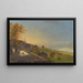 Lausanne on Lake Geneva - Johann Heinrich Bleuler the Younger — framed artwork on a wall