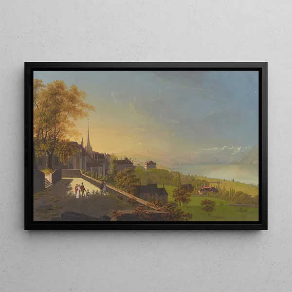 Johann Heinrich Bleuler the Younger - Lausanne am Genfersee.webp