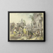 van Divertissements à Trastevere - Johann Heinrich Ramberg — ingelijst kunstwerk aan de muur