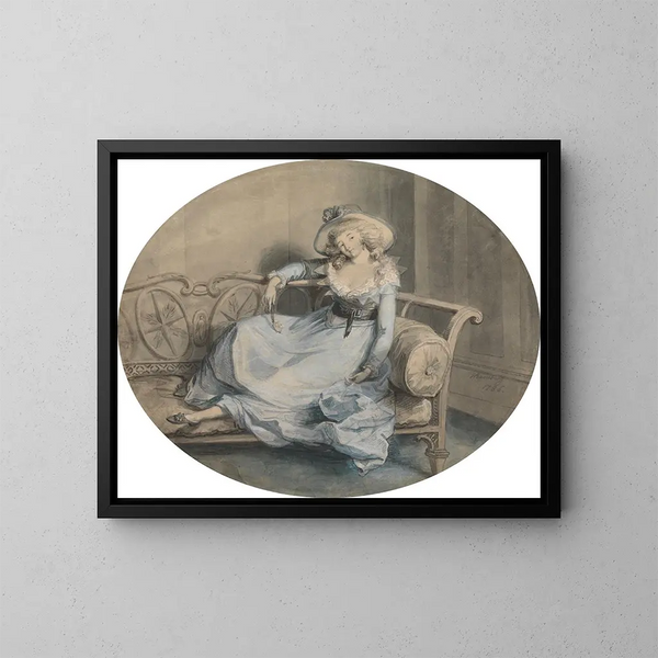 L'Assignation - Johann Heinrich Ramberg — ingelijst kunstwerk aan de muur