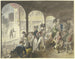 van het theater tijdens een voorstelling van Hamlet - Johann Heinrich Ramberg — weergave van het kunstwerk