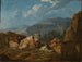 Italiaans berglandschap - Johann Heinrich Roos — weergave van het kunstwerk